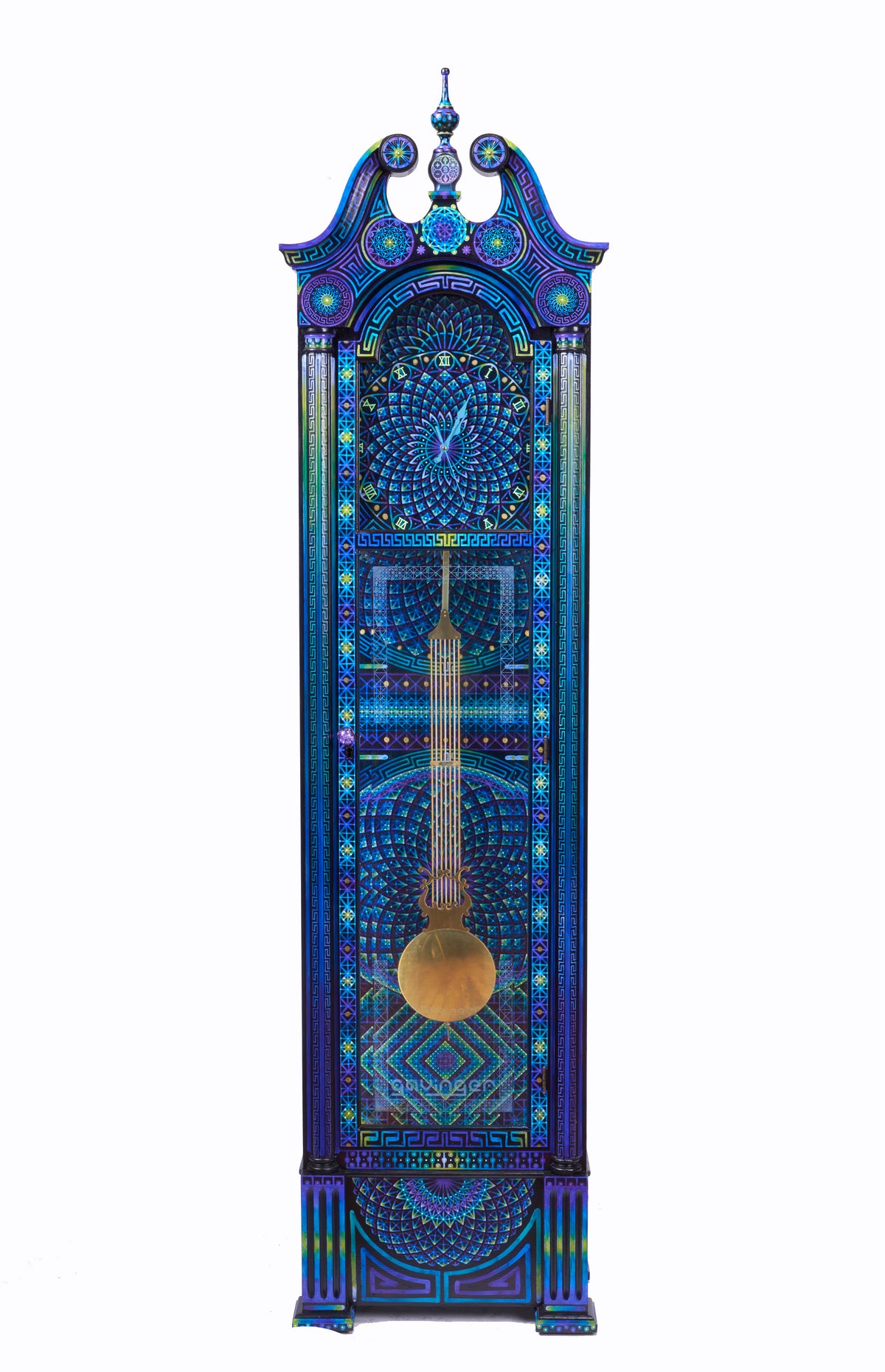 Midnight Grandfather Clock