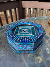 Periwinkle Paragon Stained Glass Jewelry Box