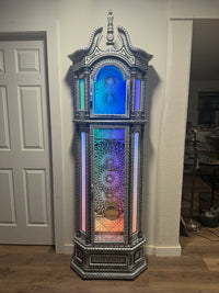 Black and White Grandfather Clock