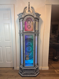 Black and White Grandfather Clock