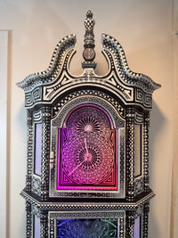 Black and White Grandfather Clock