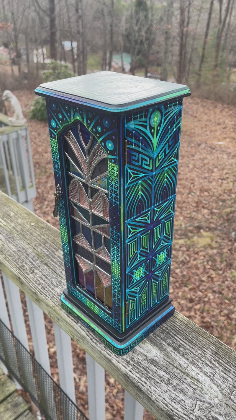 Stained Glass Jewelry Box